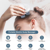 HKM-0952765 Electric Pet Massager for Cats and Dogs - Deep Tissue Soothing Tool with Rechargeable Design and Four Rotating Heads for Joint Relief and Relaxation