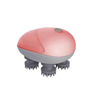 HKM-0952765 Electric Pet Massager for Cats and Dogs - Deep Tissue Soothing Tool with Rechargeable Design and Four Rotating Heads for Joint Relief and Relaxation