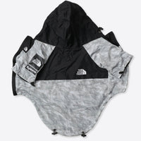 HKM-0952893 Large Dog Shell Jacket in Waste Paper Print - Sizes S to 5XL
