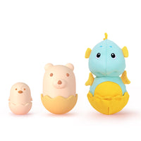 HKM-0956093 Pet Tumbler Toy Set with Sounding Features – Bite Resistant Bear, Penguin, and Seahorse