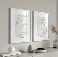 HKM-095827 Black Wooden Picture Frame Set for A4, A3, A2, and A1 Sizes