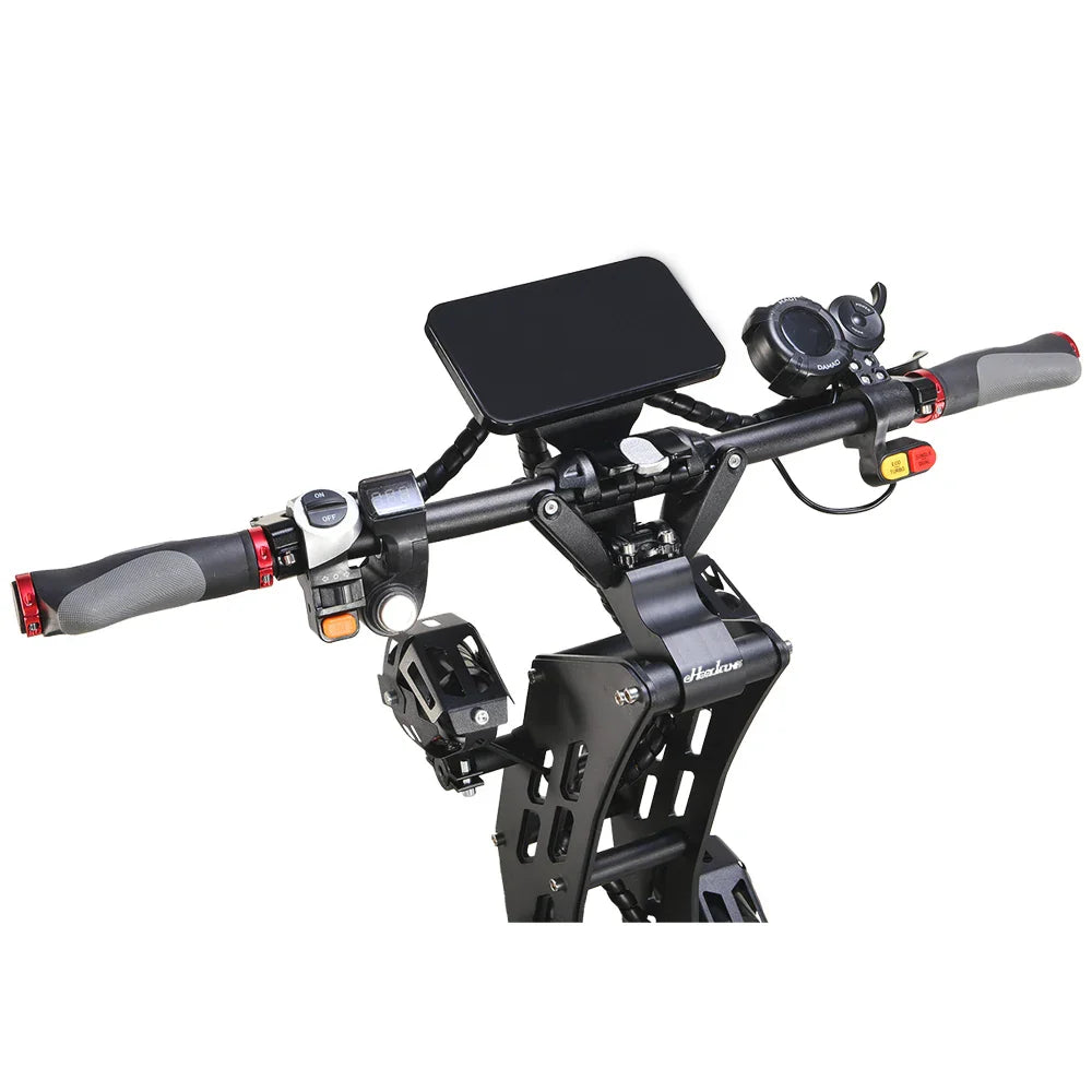 HKM-095827 Foldable Electric Scooter, 8000W Motor, 100-130km Range, Max Speed 100km/h, Bluetooth Enabled