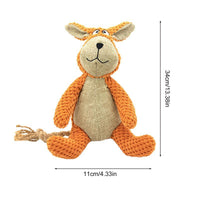 HKM-0958525 Interactive Plush Squeaky Dog Toy for Chewing, Teeth Cleaning, and Anxiety Relief
