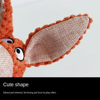HKM-0958525 Interactive Plush Squeaky Dog Toy for Chewing, Teeth Cleaning, and Anxiety Relief