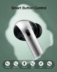HKM-095955 Wireless Sport Earbuds with LED Battery Display - TWS Bluetooth Headphones