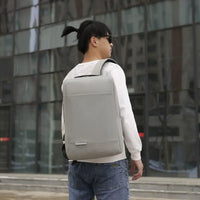 HKM-096019 Customizable Waterproof Laptop Backpack with USB Charging Port for Men, Polyester Business Rucksack with Zipper Closure