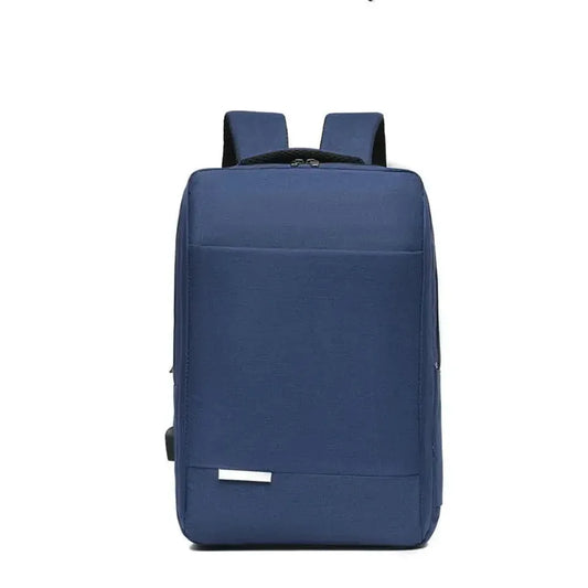 HKM-096019 Customizable Waterproof Laptop Backpack with USB Charging Port for Men, Polyester Business Rucksack with Zipper Closure