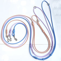 HKM-0960317 Hand-Held Pet Leash in Moonlight Blue, Pink, and Purple - 2.4m PVC Rope