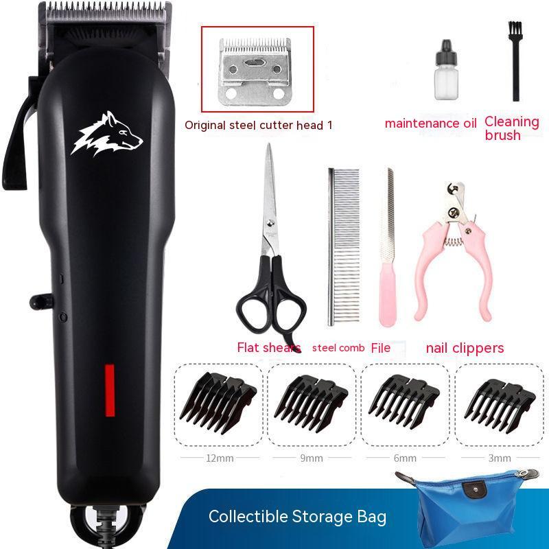 HKM-0962621 Electric Pet Shaver Clipper Tool with Precision Blade and Full Grooming Set