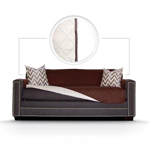 HKM-0962877 Reversible Waterproof Sofa Slipcover Protector for Pets, Spills, and Stains