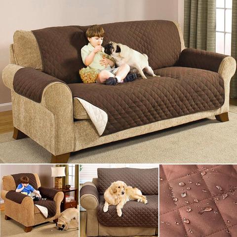 HKM-0962877 Reversible Waterproof Sofa Slipcover Protector for Pets, Spills, and Stains