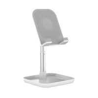 HKM-096339 Aluminum Alloy Adjustable Phone and Tablet Stand with Anti-Scratch Silicone Protection