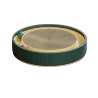 HKM-0964285 Large Cat Scratching Board with Track and Plush Ball - Eco-Friendly Cardboard Scratcher for Indoor Cats