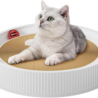 HKM-0964285 Large Cat Scratching Board with Track and Plush Ball - Eco-Friendly Cardboard Scratcher for Indoor Cats