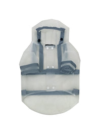 HKM-0965181 Transparent Reflective Waterproof Dog Raincoat for Small to Medium Breeds