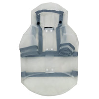 HKM-0965181 Transparent Reflective Waterproof Dog Raincoat for Small to Medium Breeds