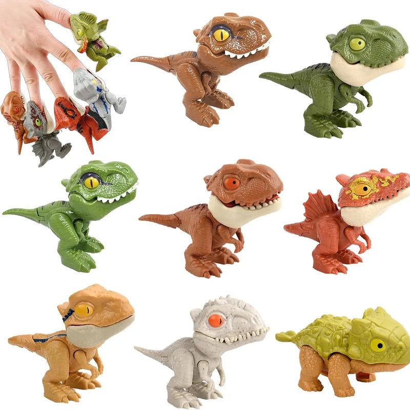 HKM-096595 Finger Biting Dinosaur Toy - Interactive ABS Tyrannosaurus Rex for Ages 5 and Up