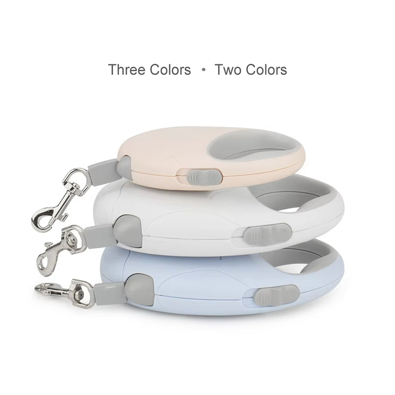 HKM-0966589 Retractable Dog Leash for Small to Medium Pets, Nylon Rope, Comfortable Grip, Extends Up to 16.4 Feet