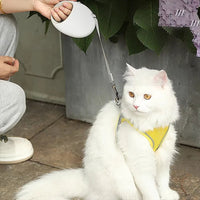 HKM-0966589 Retractable Dog Leash for Small to Medium Pets, Nylon Rope, Comfortable Grip, Extends Up to 16.4 Feet