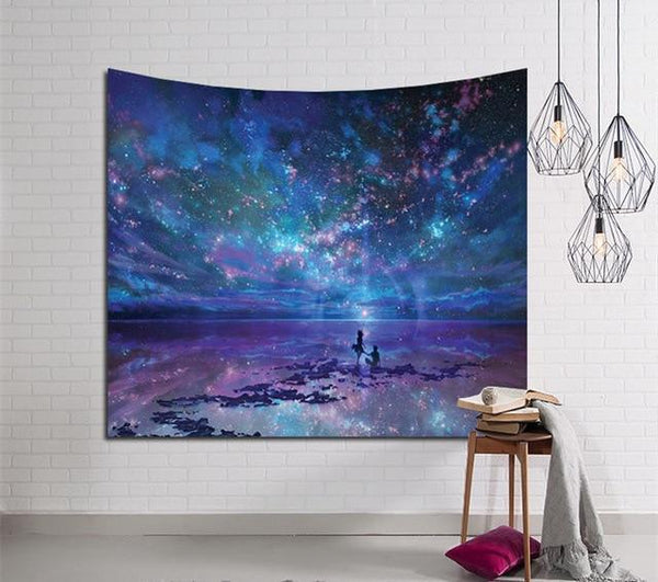 HKM-096659 Bohemian Psychedelic Indian Mandala Tapestry Wall Hanging for Home Decor, Bedding, and More