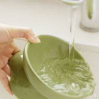 HKM-0966973 Ceramic Cat Bowl with Oblique Design for Comfortable Feeding and Water Access