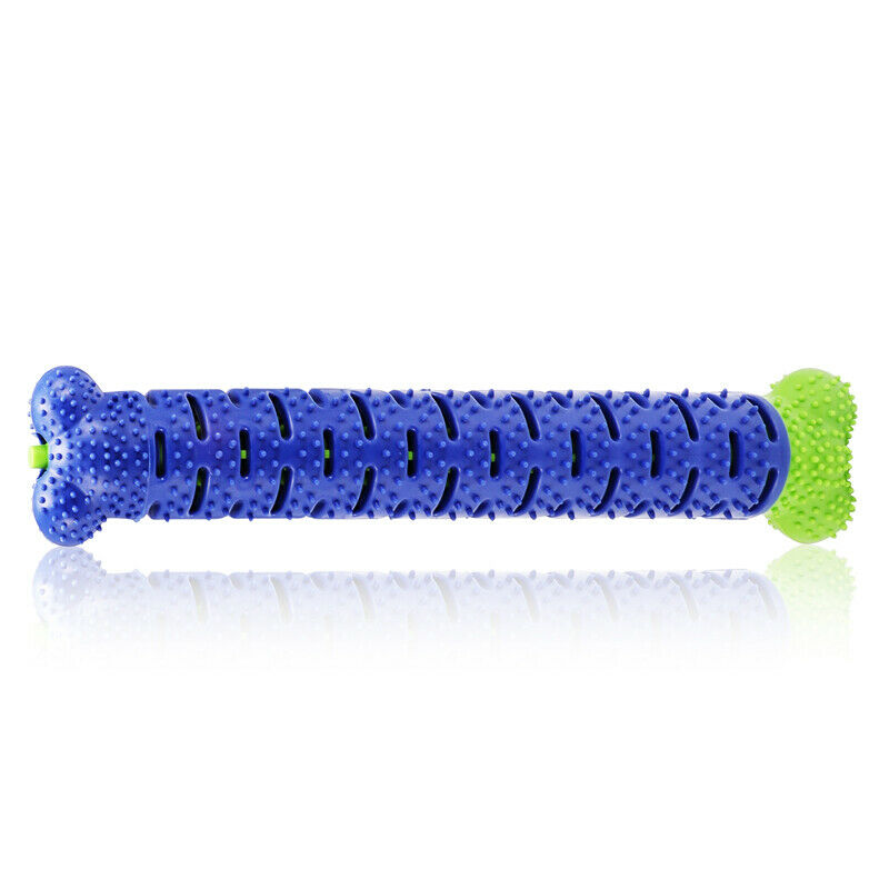 HKM-0968253 Dog Chew Toy & Toothbrush Stick for Dental Care, Silicone Molar Cleaner with Treat Dispenser, 25cm