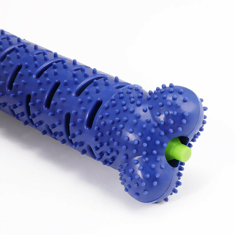 HKM-0968253 Dog Chew Toy & Toothbrush Stick for Dental Care, Silicone Molar Cleaner with Treat Dispenser, 25cm
