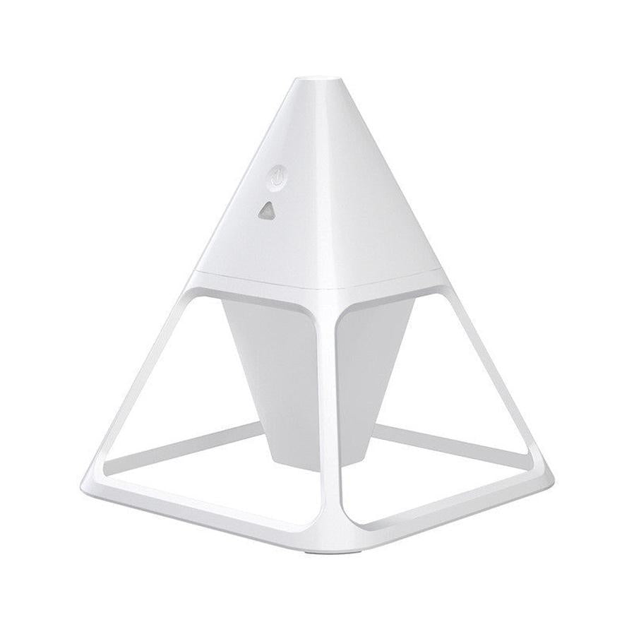 HKM-096851 Compact Square Nightlight Humidifier with Anion Function for Small Spaces, USB Power, and Mechanical Controls