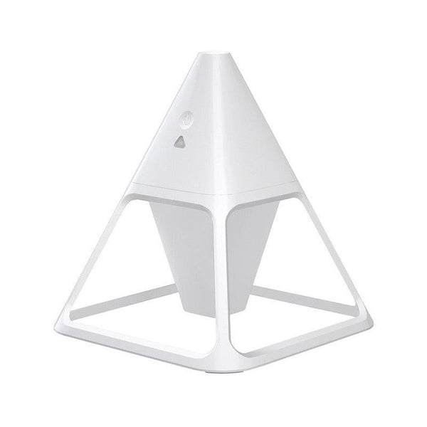 HKM-096851 Compact Square Nightlight Humidifier with Anion Function for Small Spaces, USB Power, and Mechanical Controls