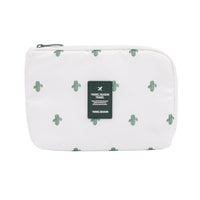 HKM-096979 Travel Season Digital Package - Large Size 14*22cm with Elastic Band, Small Size 12*16cm, Polyester Square Grid Material