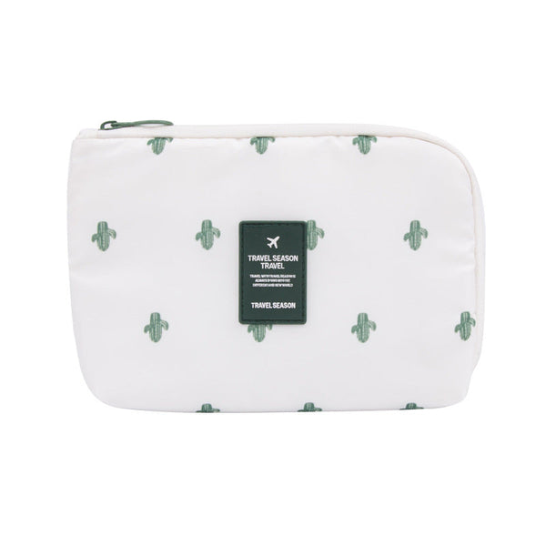 HKM-096979 Travel Season Digital Package - Large Size 14*22cm with Elastic Band, Small Size 12*16cm, Polyester Square Grid Material