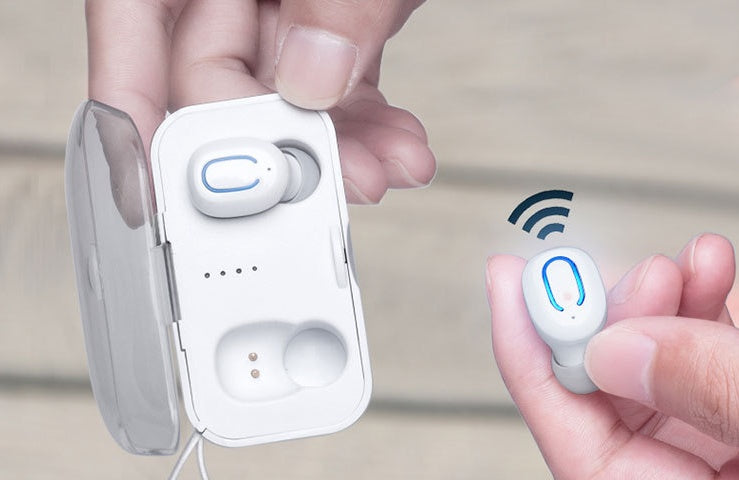 HKM-096979 Wireless Bluetooth Headset TI8S with Mini TWS Design and Binaural Calling - Bluetooth 5.0 Technology