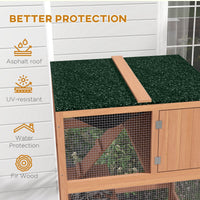 HKM-0970813 Outdoor Cat Enclosure with Hammock and Ramp on Wheels - Fits Multiple Cats