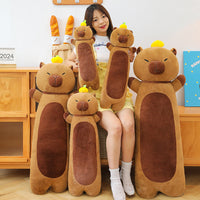 HKM-097107 Capybara Plush Toy Pillow Cushion – Soft PP Cotton Filling in Various Sizes (55cm to 130cm)