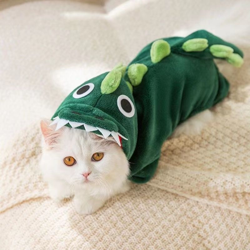 HKM-0971197 Casual Anti-Lint Winter Clothing for Cats - Polyester Pet Apparel