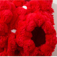 HKM-0971325 Lunar New Year Lion Dance Pet Vest for Small Dogs and Cats - Cozy Fleece Coat with Leash Ring