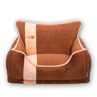 HKM-0972605 Detachable and Washable Kennel for Small Dogs - Soft Crystal Velvet Cover with Comfortable PP Cotton Cushion