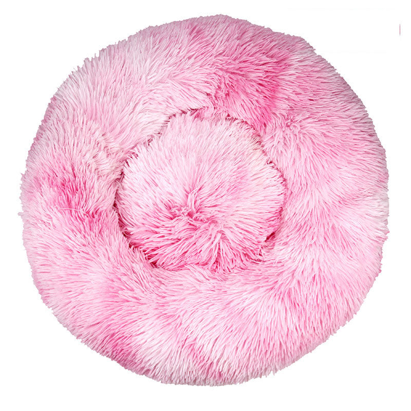 HKM-0974397 Cozy Gradient Plush Winter Pet Nest for Ultimate Comfort