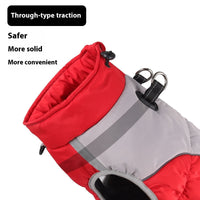 HKM-0978109 Windproof Pet Winter Clothes for Medium and Large Dogs, Cotton Material in Black, Blue, Red, Navy Blue, Sizes XL-6XL