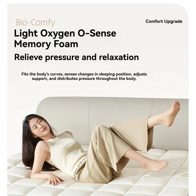 HKM-097811 King Size Rolled Latex Mattress in Compressed Packaging for Easy Delivery