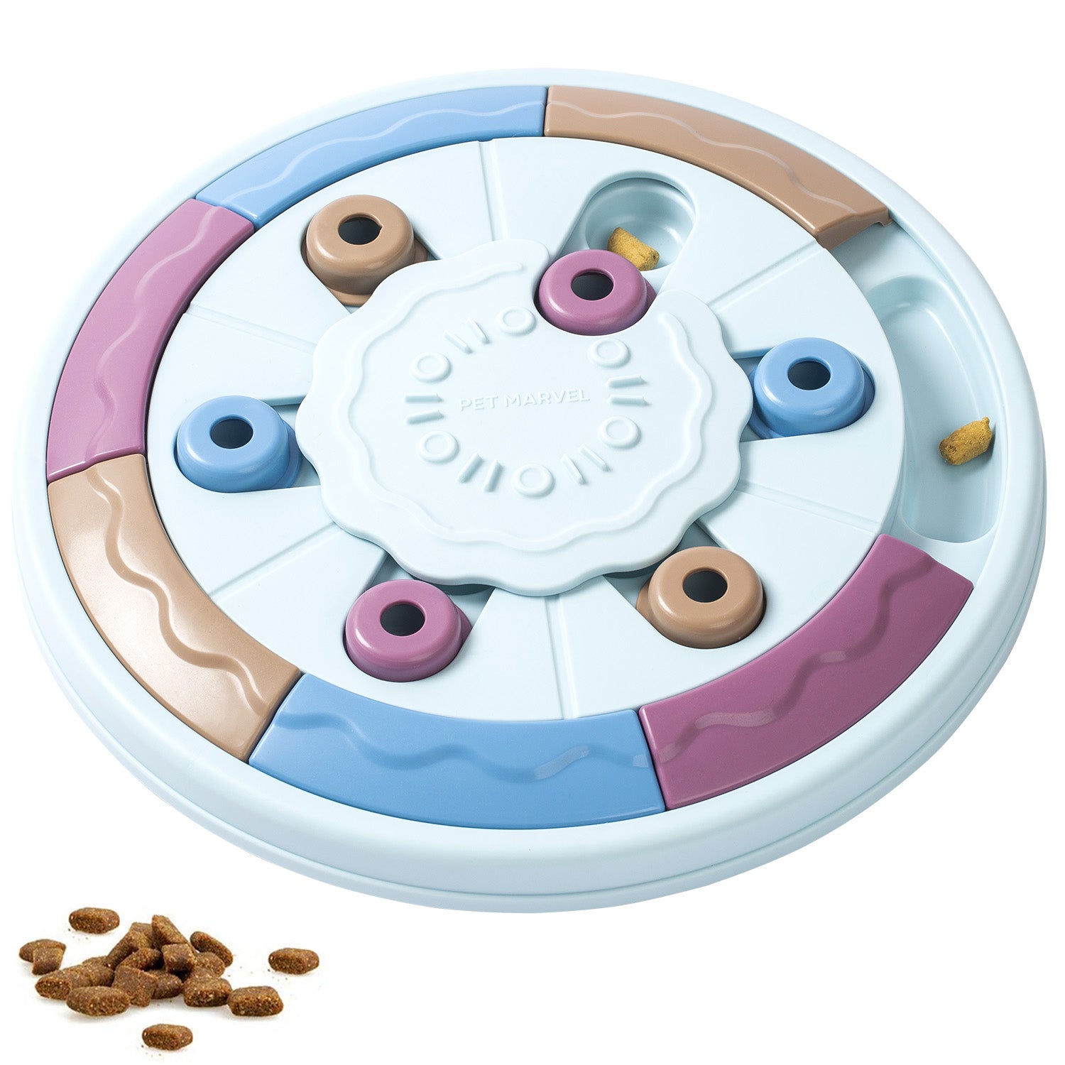 HKM-0979133 Interactive Dog Puzzle Game Toy - Levels 1-3, Enhances Thinking Skills, Easy to Clean, Non-Slip Design