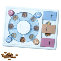 HKM-0979133 Interactive Dog Puzzle Game Toy - Levels 1-3, Enhances Thinking Skills, Easy to Clean, Non-Slip Design