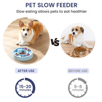 HKM-0979133 Interactive Dog Puzzle Game Toy - Levels 1-3, Enhances Thinking Skills, Easy to Clean, Non-Slip Design