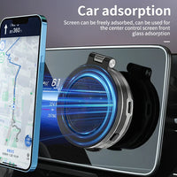 HKM-098003 Magnetic Suction Phone Holder for Easy Installation on Car Glass – Universal Compatibility for All Smartphone Models