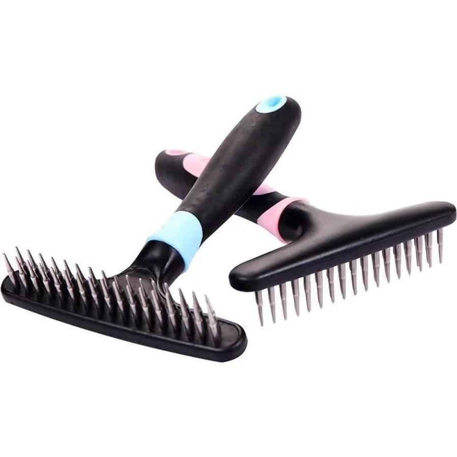 HKM-098003 Stainless Steel Pet Hair Removal Comb for Effective Dog Grooming