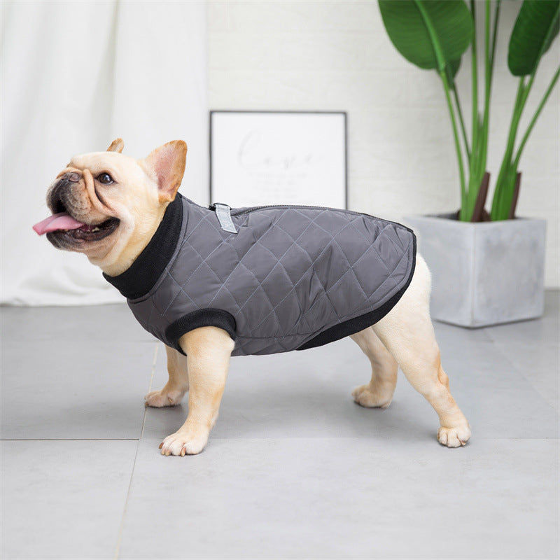 HKM-0980669 Cotton French Bucket Vest for Dogs - Multiple Colors Available