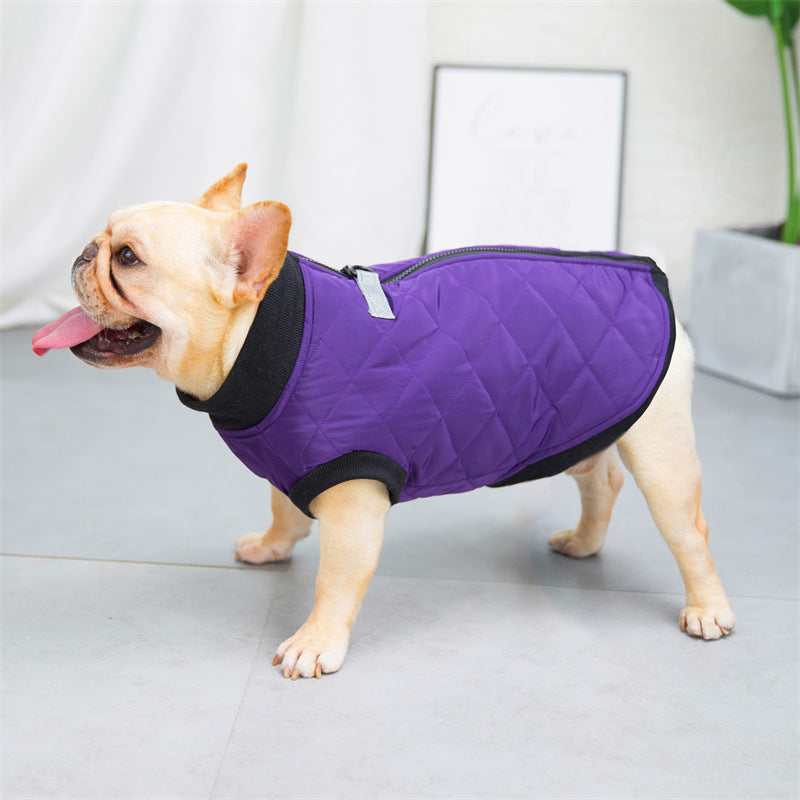 HKM-0980669 Cotton French Bucket Vest for Dogs - Multiple Colors Available