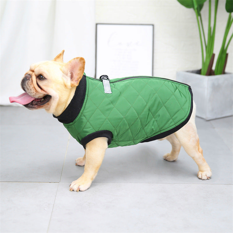 HKM-0980669 Cotton French Bucket Vest for Dogs - Multiple Colors Available