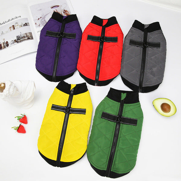 HKM-0980669 Cotton French Bucket Vest for Dogs - Multiple Colors Available