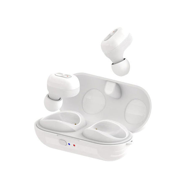 HKM-098131 Bluetooth Wireless Stereo Headset with 10m Range for Calls and Music in Black and White